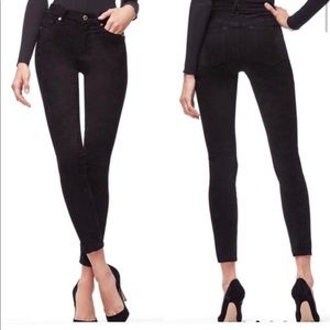NWT 🆕⭐️GOOD AMERICAN SUEDE FINISH JEANS